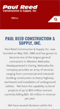 Mobile Screenshot of paulreedconstruction.com